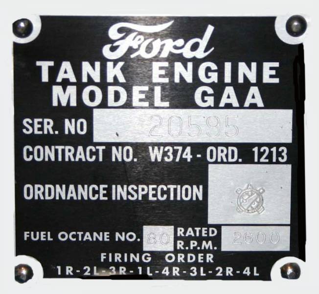 Ford GAA Engine